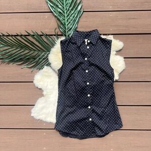 Banana Republic button up collard blouse
